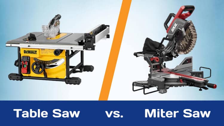 Table Saw vs Miter Saw